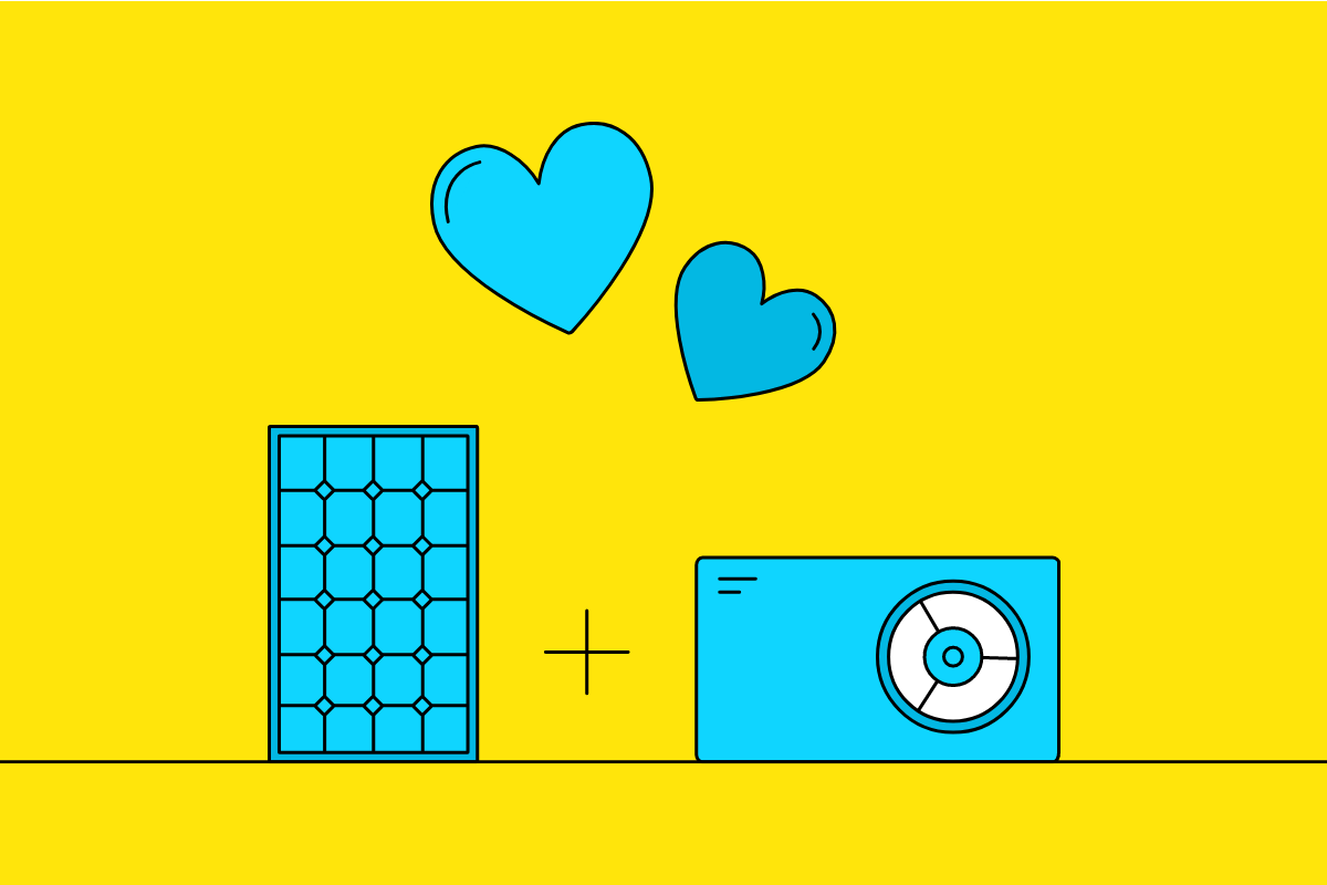 Wärmepumpe mit Photovoltaik