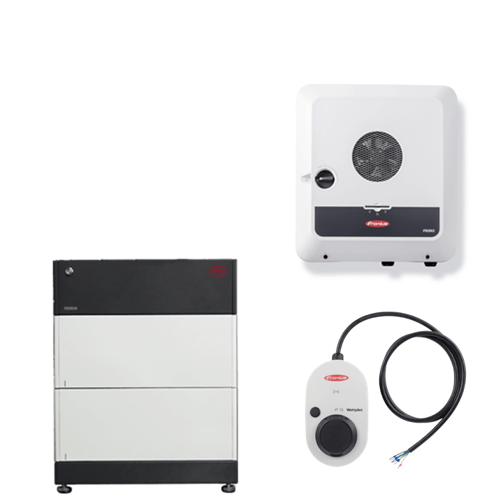 Kombipaket Fronius Symo Gen24 5.0 Plus mit Wattpilot, BYD HVS 5.1 und Smart Meter